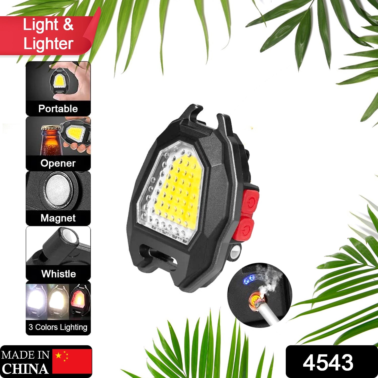 Portable Triangular Shaped Emergency& Camping Flashlight With Cigarette Lighter Lumens Rechargeable Waterproof Portable Led Light Camping Keychain 6Lighting Modes With Strong Magnet 3 Color Lighting For Travel, Camping Walking Portable Triangular Shaped Emergency& Camping Flashlight With Cigarette Lighter Lumens Rechargeable Waterproof Portable Led Light Camping Keychain 6Lighting Modes With Strong Magnet 3 Color Lighting For Travel, Camping Walking